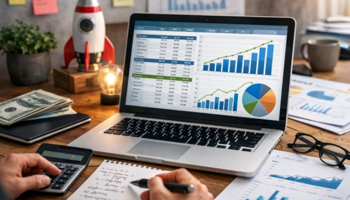 startup booted financial modeling