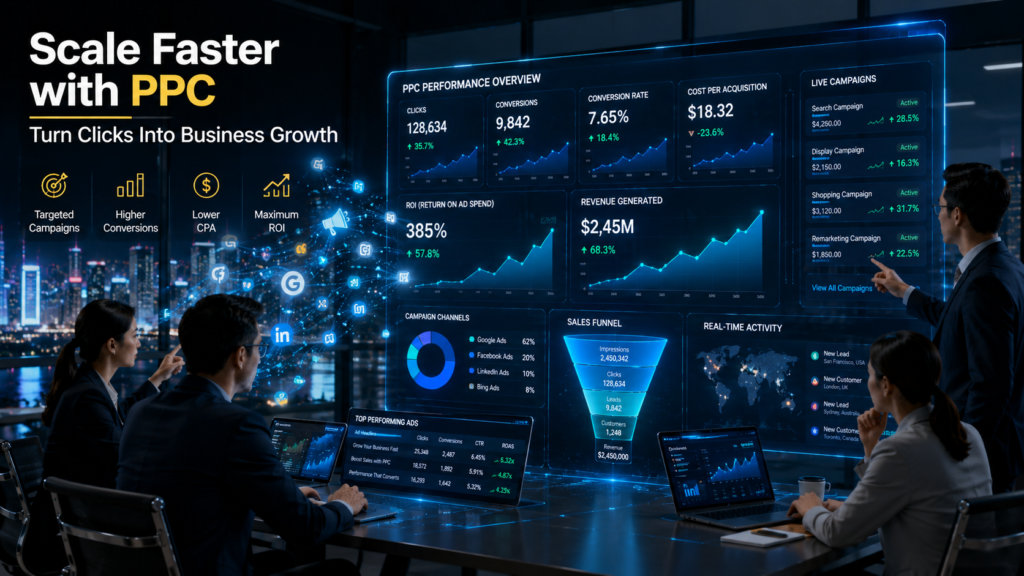 PPC Agency Solutions for Businesses Looking to Scale Faster