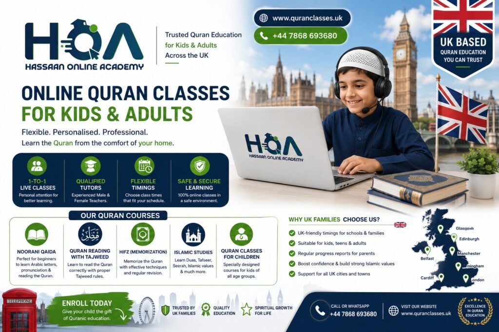Online Quran Classes for Kids: Build Strong Daily Quran Habits Across the UK