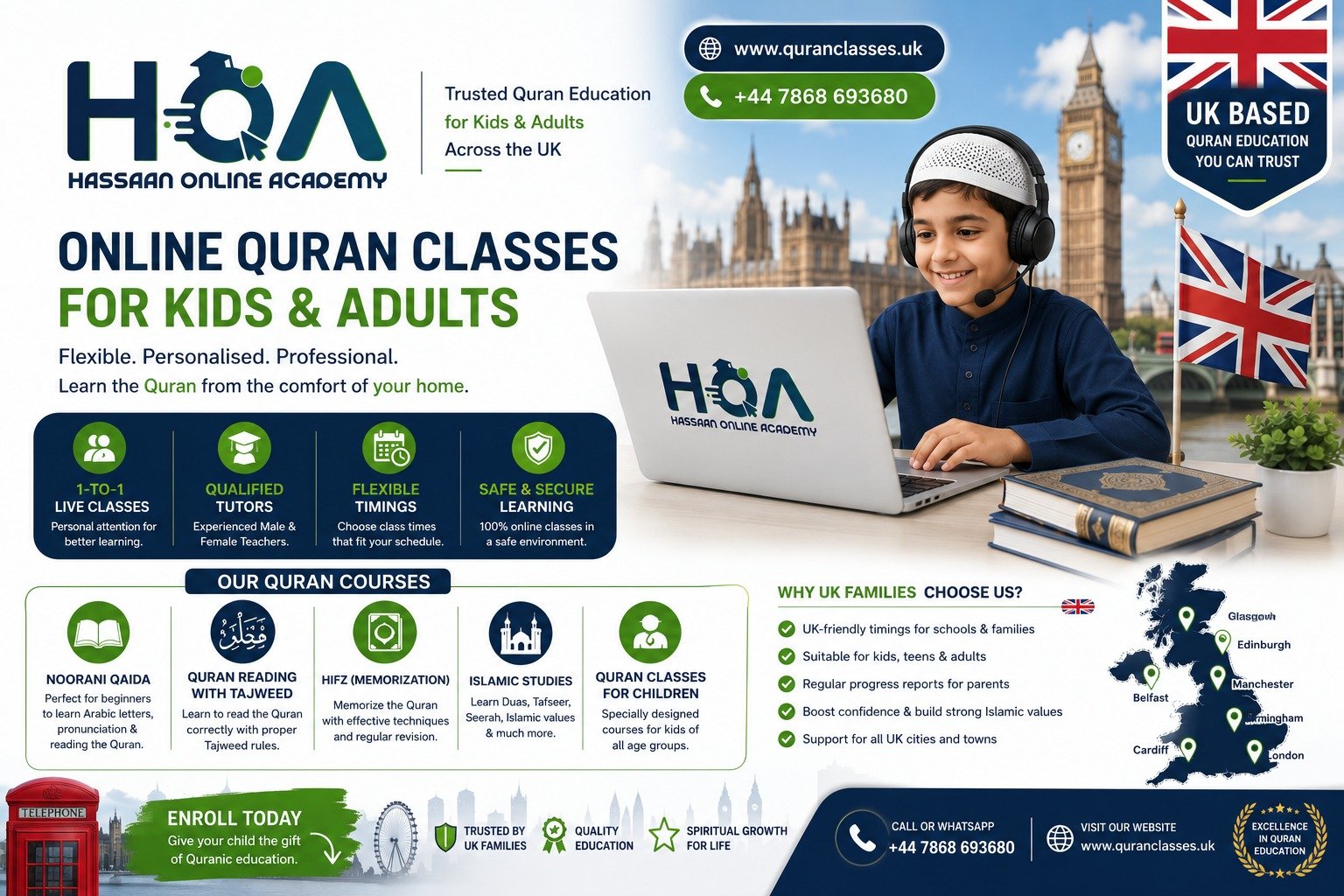 Online Quran Classes for Kids: Build Strong Daily Quran Habits Across the UK