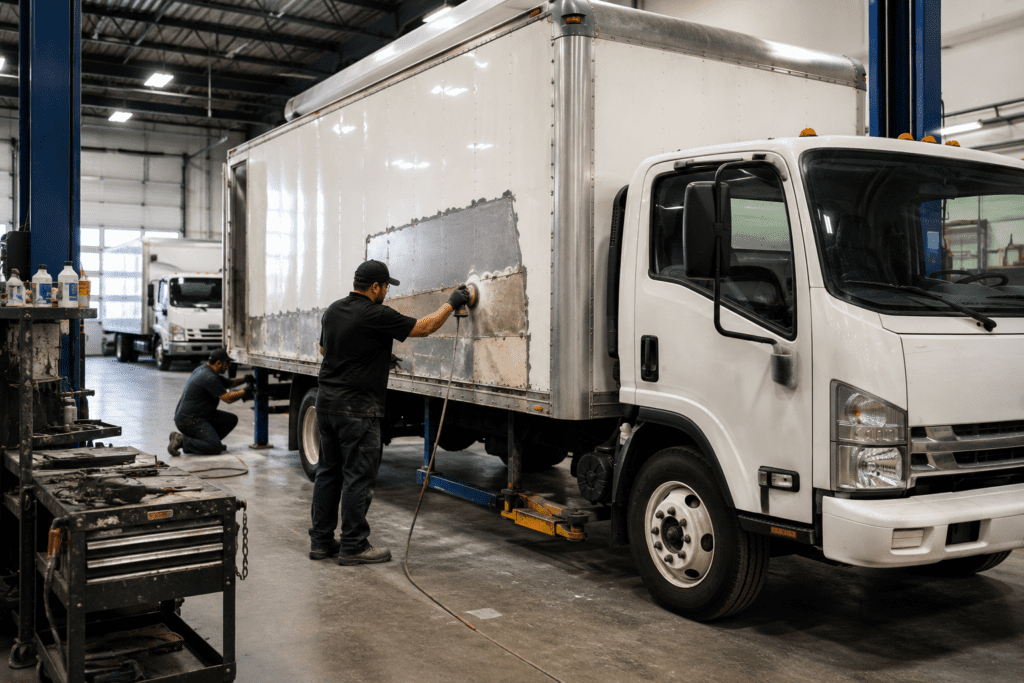 Cosmetic Damage On A Box Truck Is Rarely Only Cosmetic